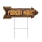 Signmission Farmers Market Arrow Yard Sign Funny Home Decor 30in Wide C-ARROW10-999875 - alternate 1
